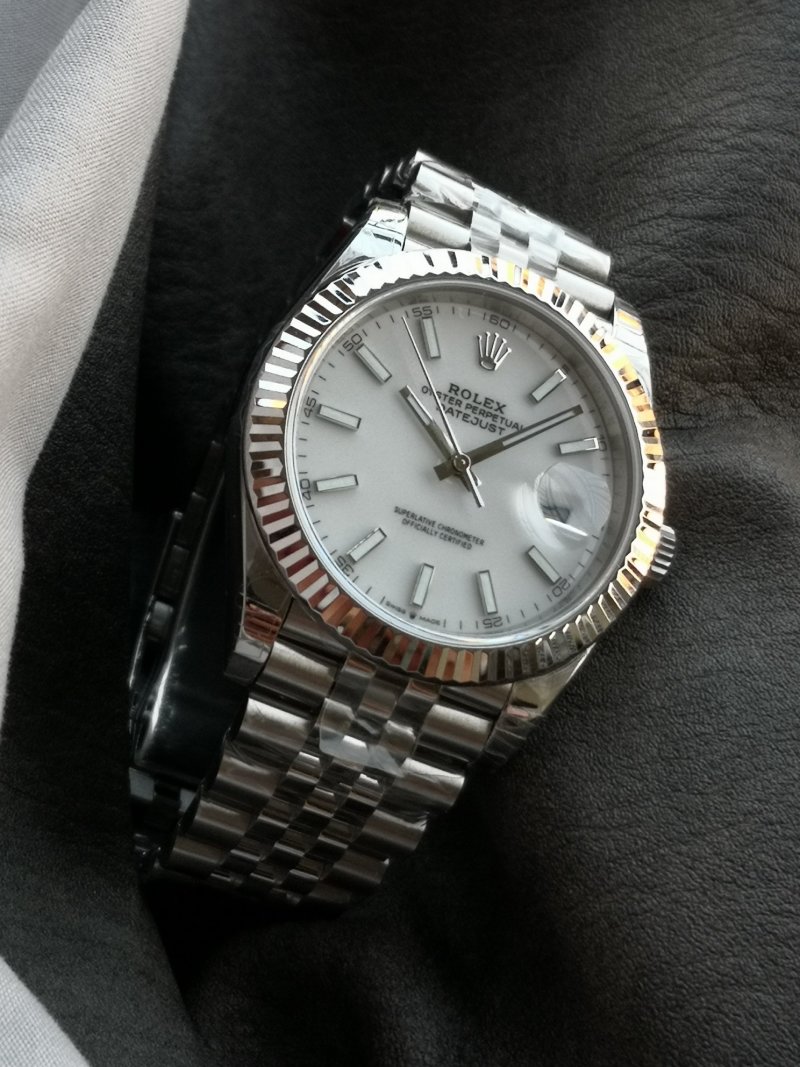 Rolex Datejust 41mm Cream Dial Steel Watch M126334 view