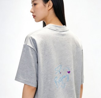 Grey Britney Graphic Short Sleeve T-Shirt view 2