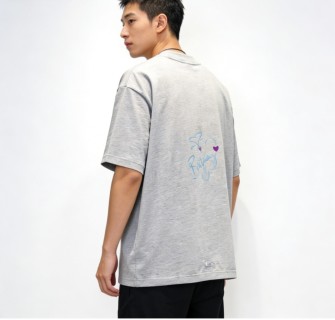 Grey Britney Graphic Short Sleeve T-Shirt view 4