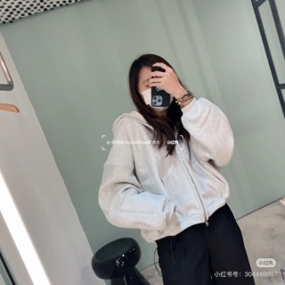 Oversized Puffer Jacket Beige view 2