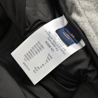 Louis Vuitton Monogram Embossed Down Jacket Grey view 6