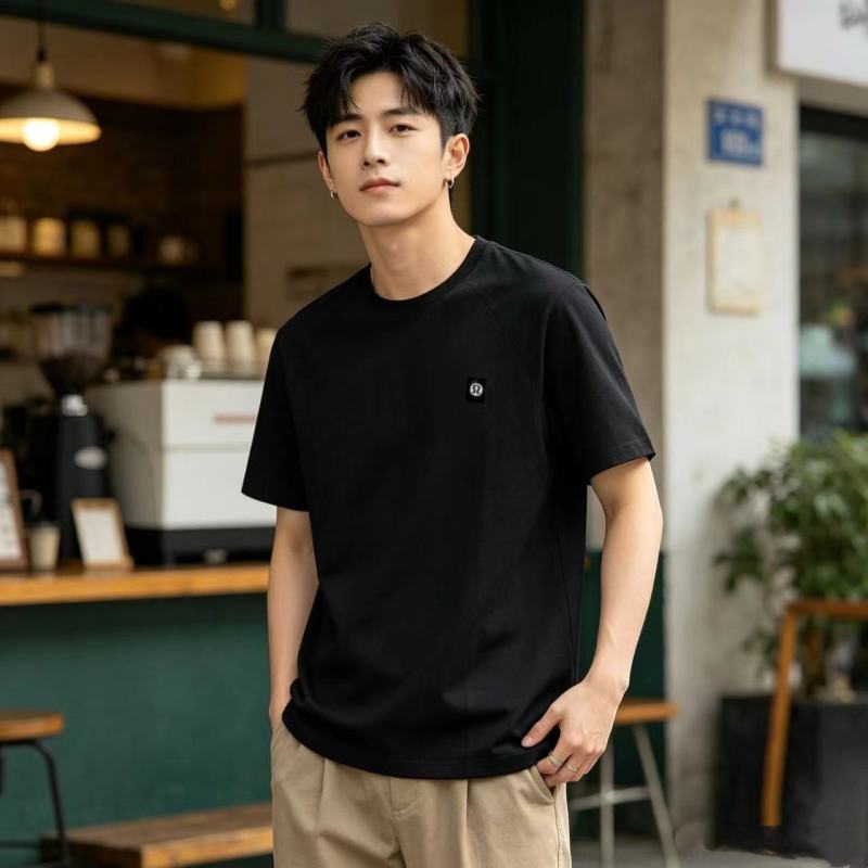 Lululemon Black Crew Neck Short Sleeve T-Shirt