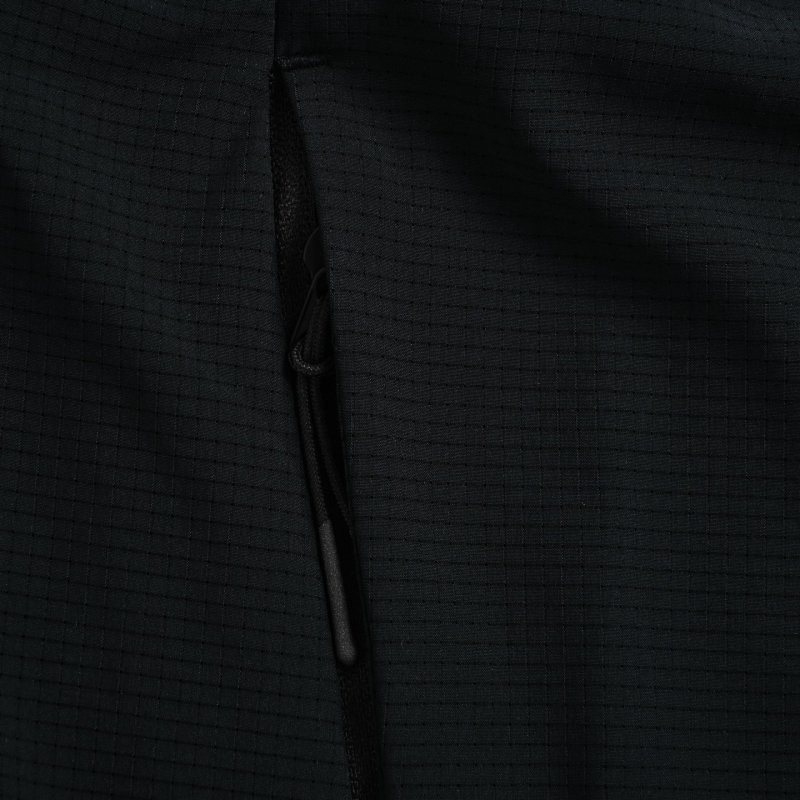 On Olive Black Color-Block Running Jacket view