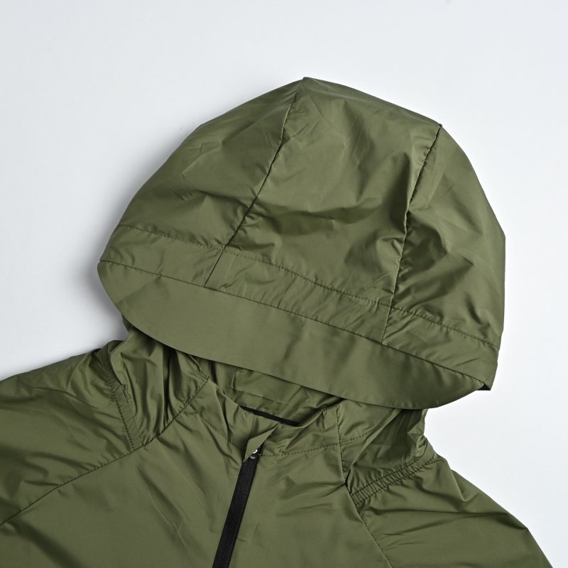 On Olive Black Color-Block Running Jacket view