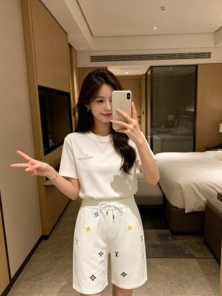 Louis Vuitton Monogram Star Shorts White