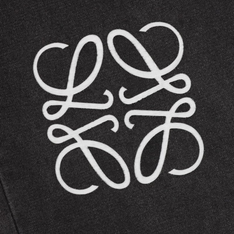 Loewe Anagram Black Denim Jeans view