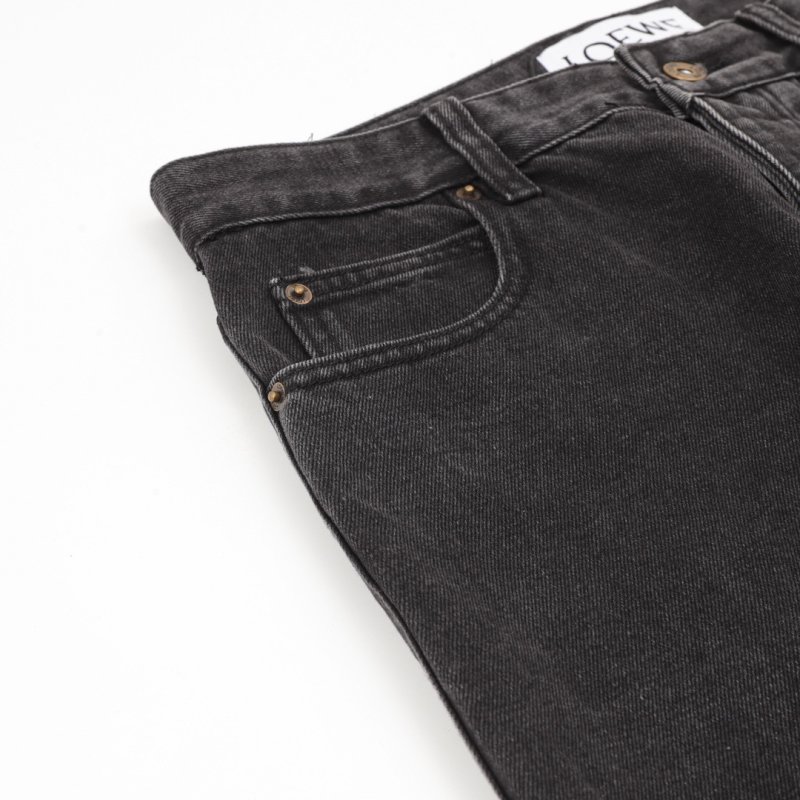Loewe Anagram Black Denim Jeans view