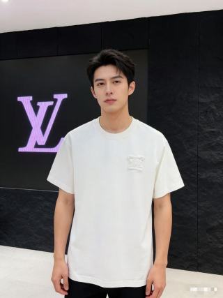 Louis Vuitton Embroidered Logo White T-Shirt view 2