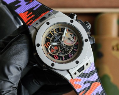 Hublot Big Bang Chronograph Steel Watch 48MM view 2