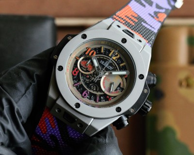 Hublot Big Bang Chronograph Steel Watch 48MM view 3