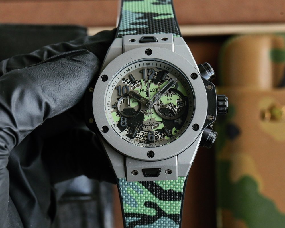 Hublot Big Bang Chronograph Steel Watch 48MM view