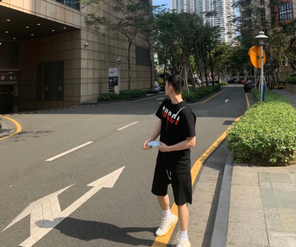 Black Oversized Graphic Logo T-Shirt Red Print view