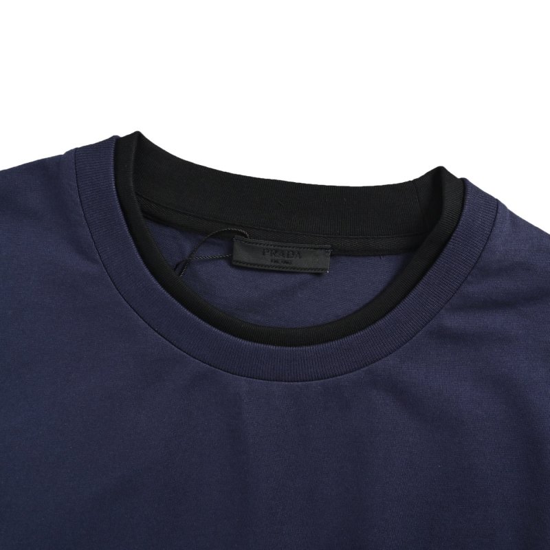 Prada Navy Blue Short Sleeve T-Shirt view