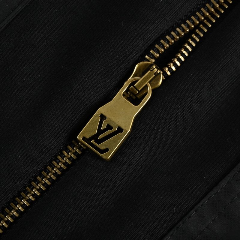 Louis Vuitton Colorblock Track Jacket White Black view
