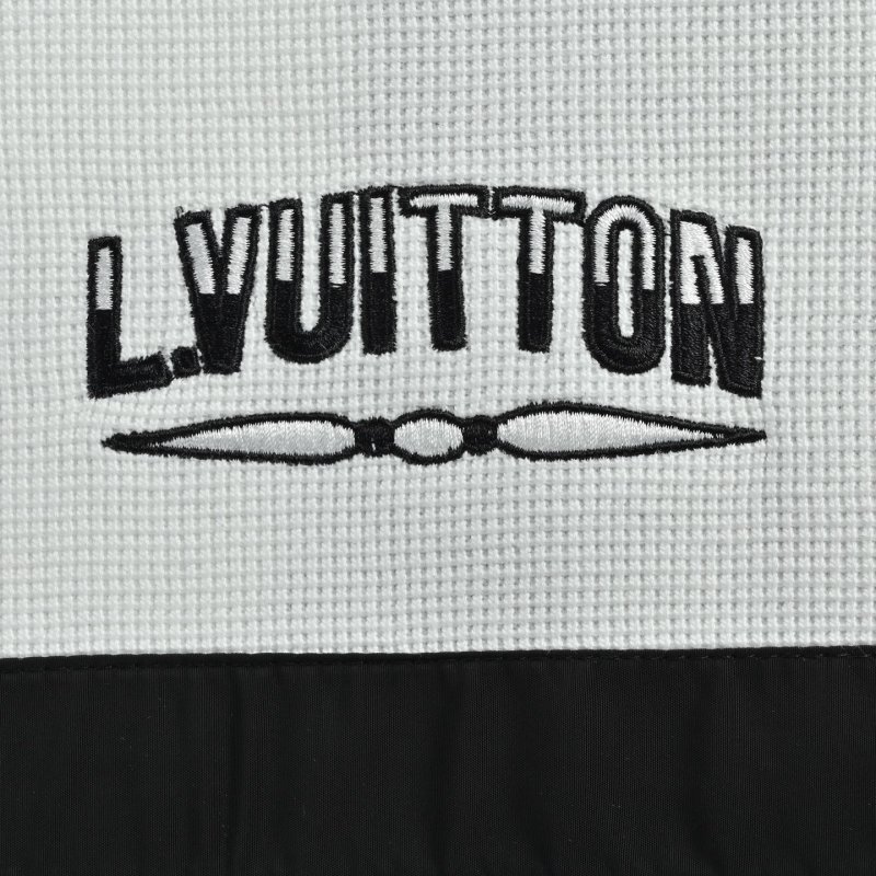 Louis Vuitton Colorblock Track Jacket White Black view