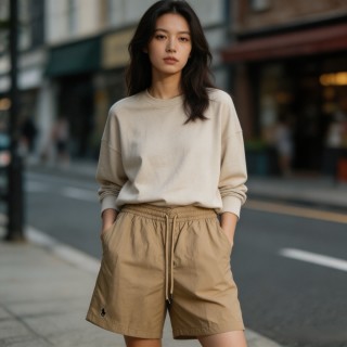 Polo Ralph Lauren Khaki Drawstring Shorts view 2