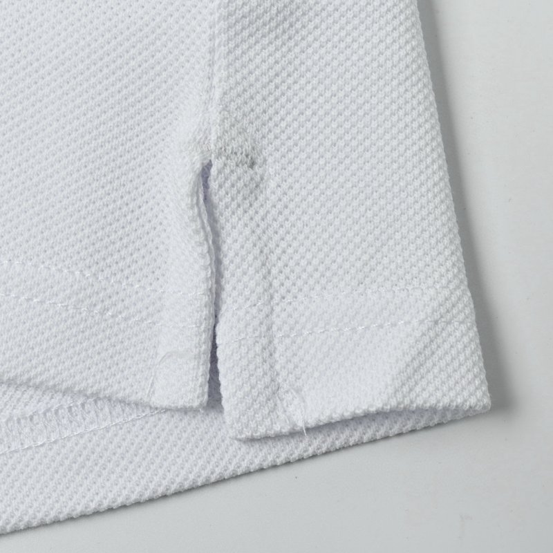 White Polo Shirt with Contrast Trim view