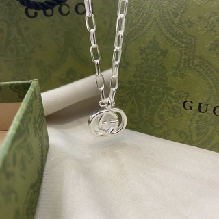 Gucci Double G Silver-Tone Chain Necklace view 6