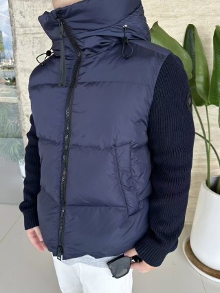 Navy Puffer Down Jacket view 5