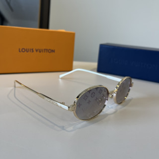 Louis Vuitton Round Metal Sunglasses Gold