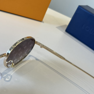 Louis Vuitton Round Metal Sunglasses Gold view 4
