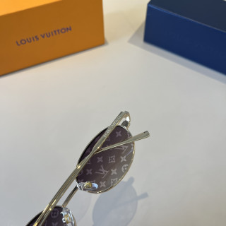 Louis Vuitton Round Metal Sunglasses Gold view 6