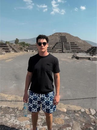 Gucci GG Monogram Navy Blue Swim Shorts