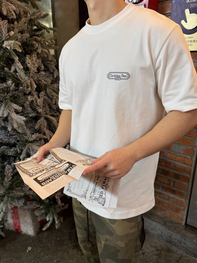 Christian Dior White Logo T-Shirt