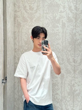Christian Dior White Logo T-Shirt view 9