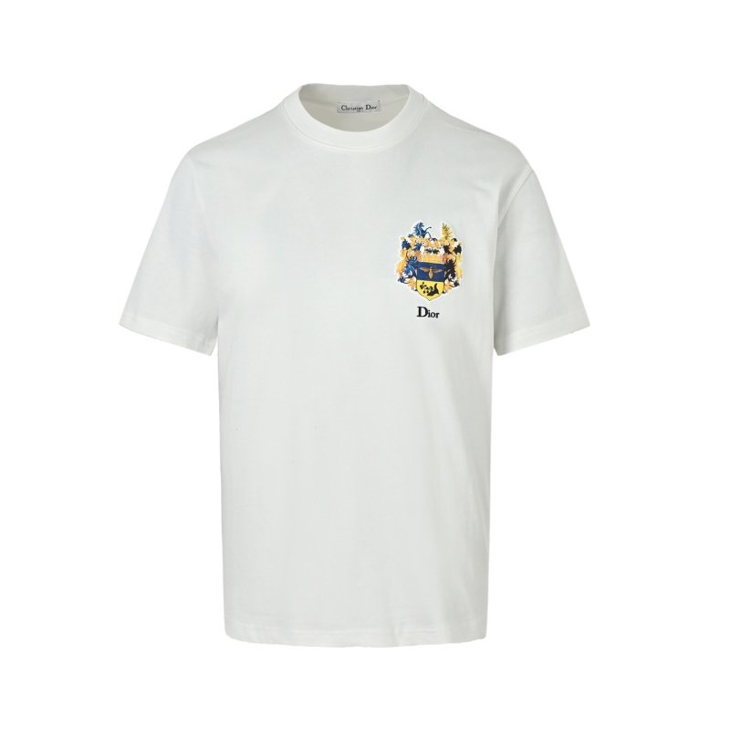 Dior Crest Logo White T-Shirt view