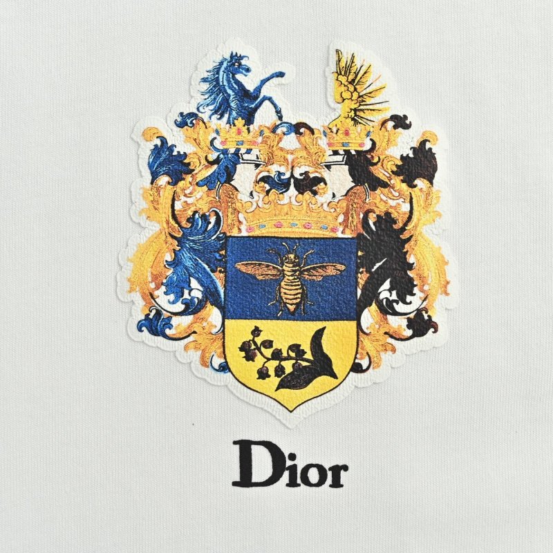 Dior Crest Logo White T-Shirt view