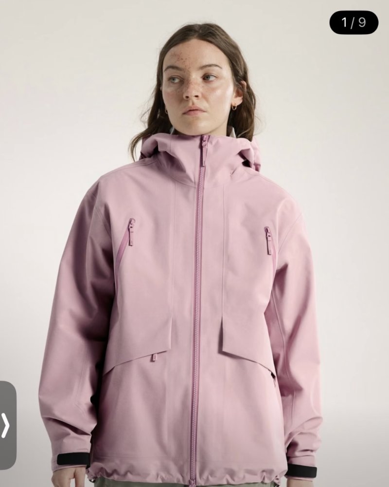 Pink Lightweight Windbreaker Jacket view