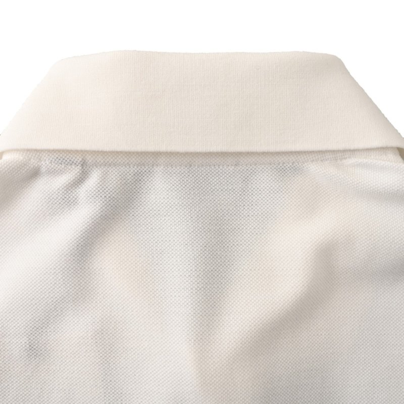 Burberry EKD Embroidered White Polo Shirt view
