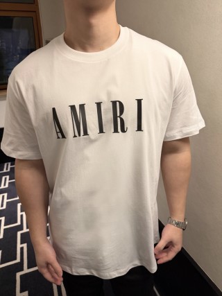 Amiri Logo White T-Shirt view 4