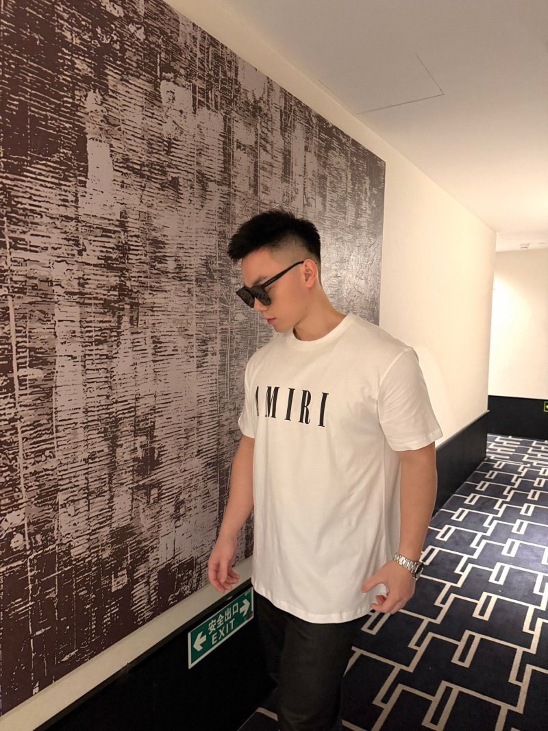 Amiri Logo White T-Shirt view