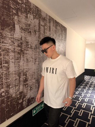Amiri Logo White T-Shirt view 5