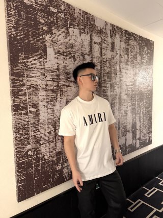Amiri Logo White T-Shirt view 6
