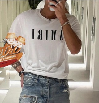 Amiri Logo White T-Shirt view 8