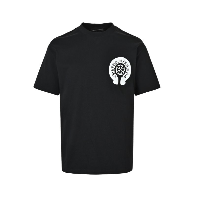 Black Horseshoe Symbol Graphic T-Shirt view