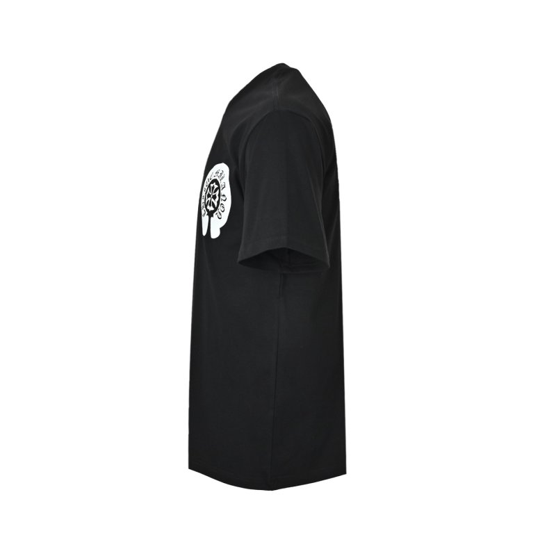 Black Horseshoe Symbol Graphic T-Shirt view