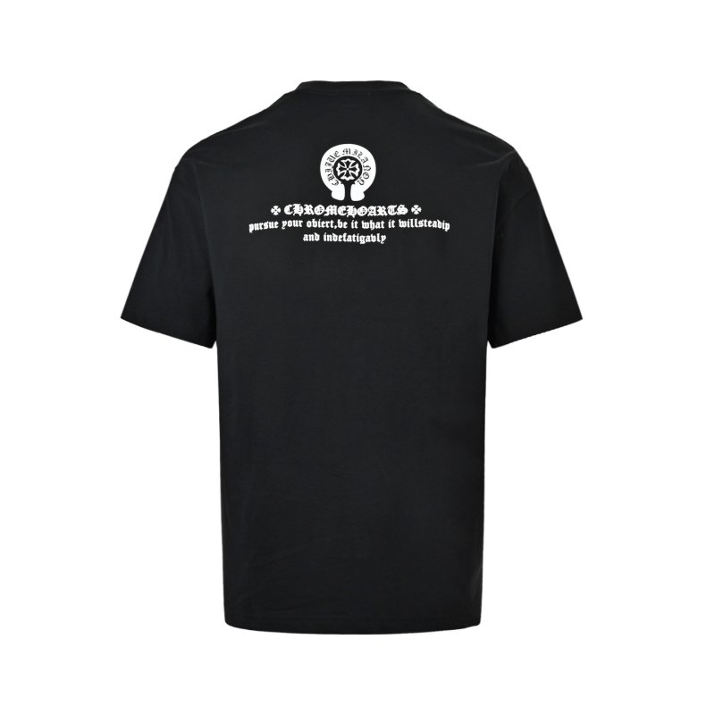 Black Horseshoe Symbol Graphic T-Shirt view
