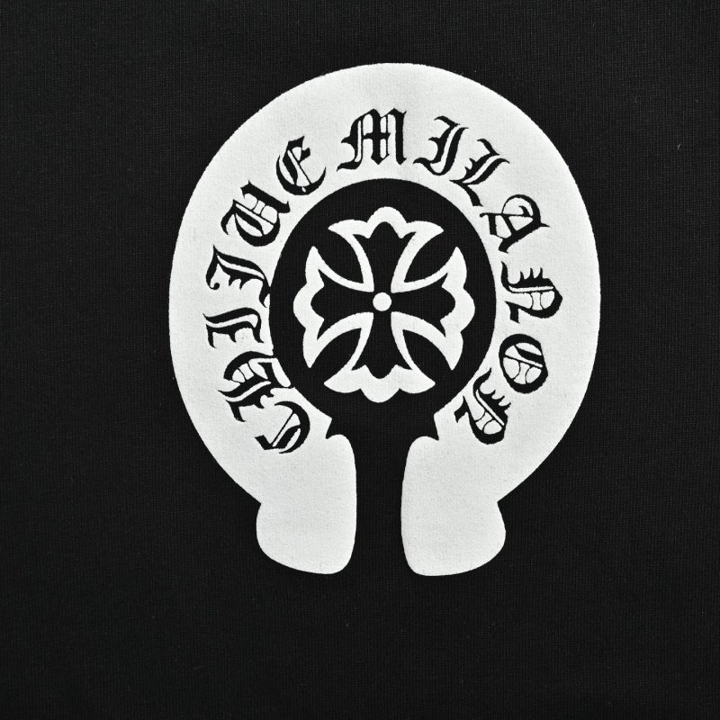 Black Horseshoe Symbol Graphic T-Shirt view