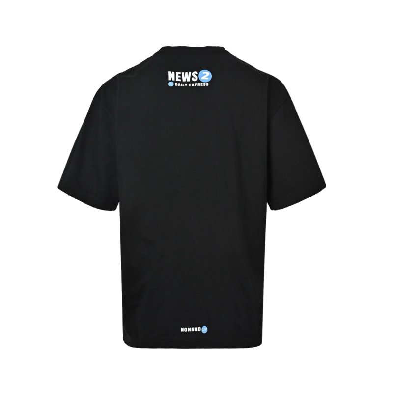 News Daily Express Black Short Sleeve T-Shirt view