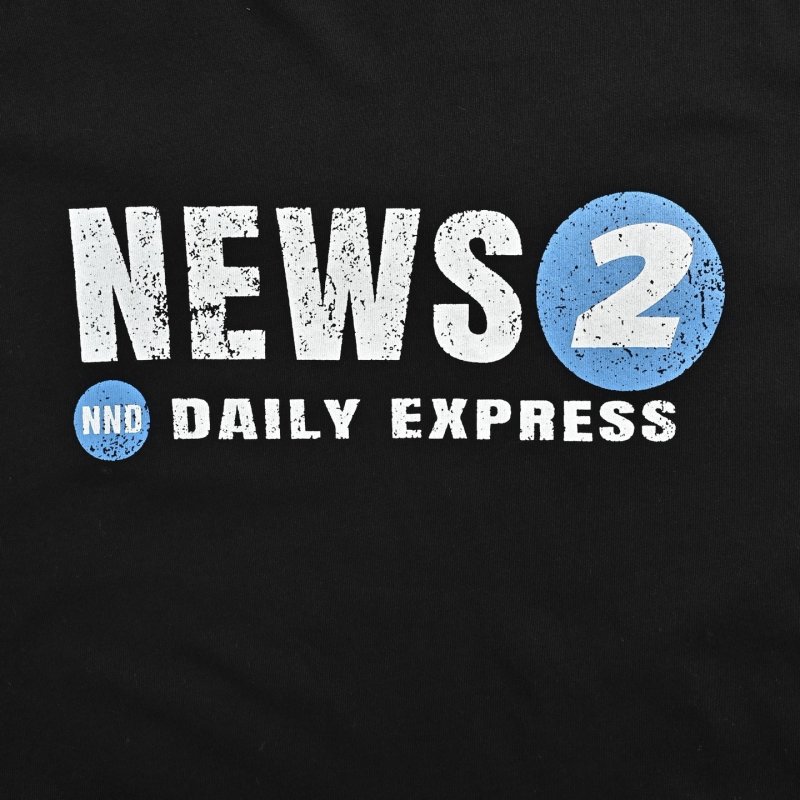 News Daily Express Black Short Sleeve T-Shirt view