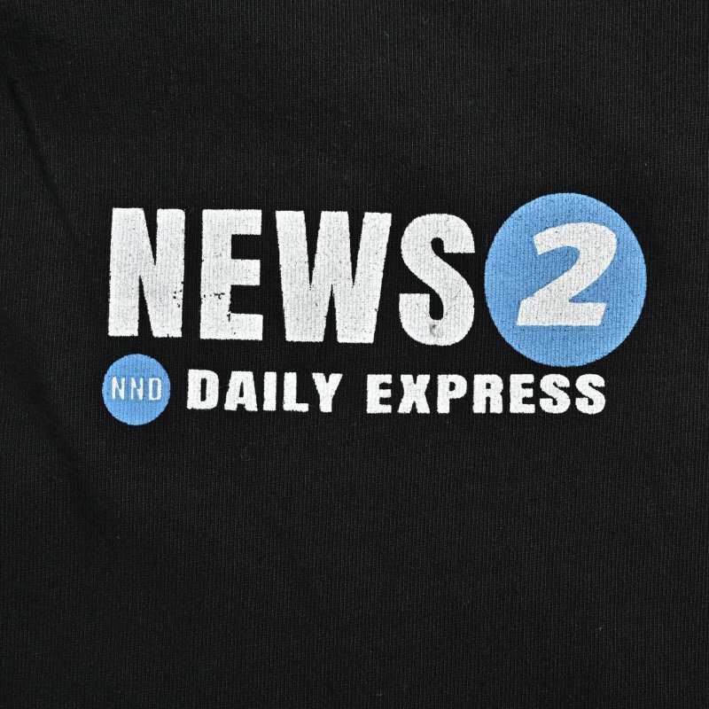 News Daily Express Black Short Sleeve T-Shirt view