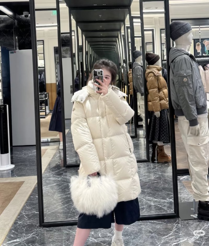 Moncler Litte White Down Puffer Jacket