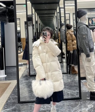 Moncler Litte White Down Puffer Jacket view 2