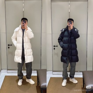 Moncler Litte White Down Puffer Jacket view 5