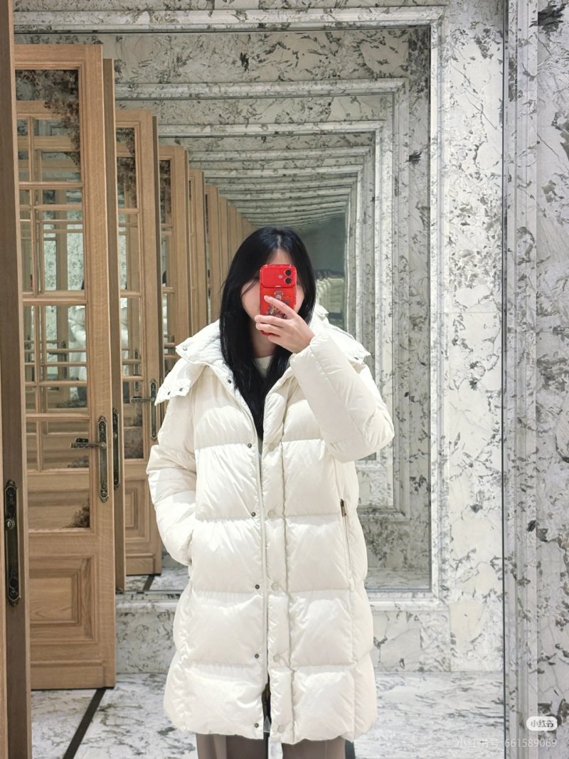 Moncler Litte White Down Puffer Jacket view