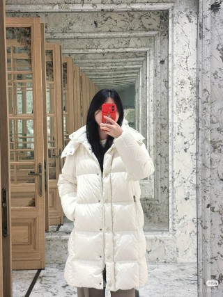 Moncler Litte White Down Puffer Jacket view 7